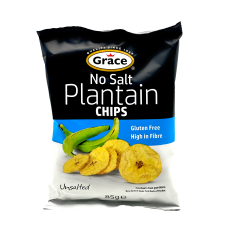 Grace Plantain Chips No Salt 85G