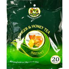 Jamaica Valley Ginger & Honey Instant Tea 20 Sachets
