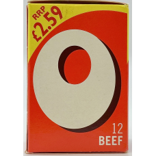 Oxo Cube Beef 71G (12 Cubes)